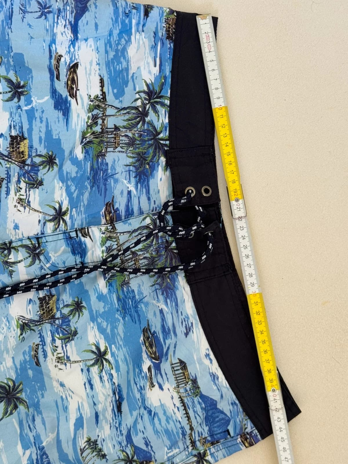 Short de bain Rivers bleu motifs tropicaux taille 34/L - PP2603205 - Photo 9/10