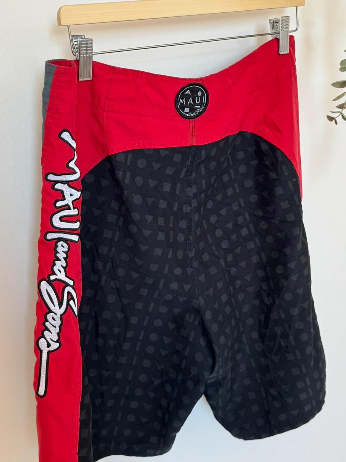 Short de bain Maui and Sons noir rouge taille L/W36 - PP2603224 - Photo 3/8