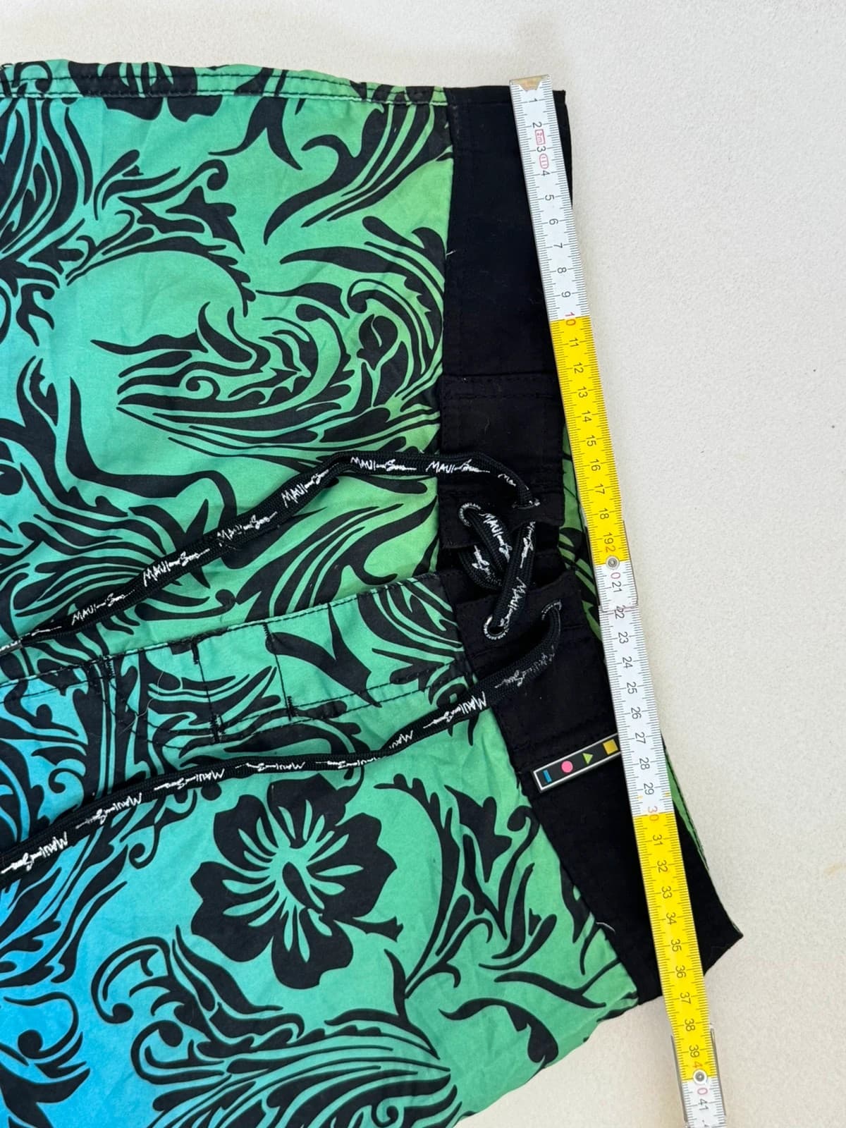 Short de bain Maui and Sons vert bleu violet taille 28/XS - PP2603240 - Photo 7/8