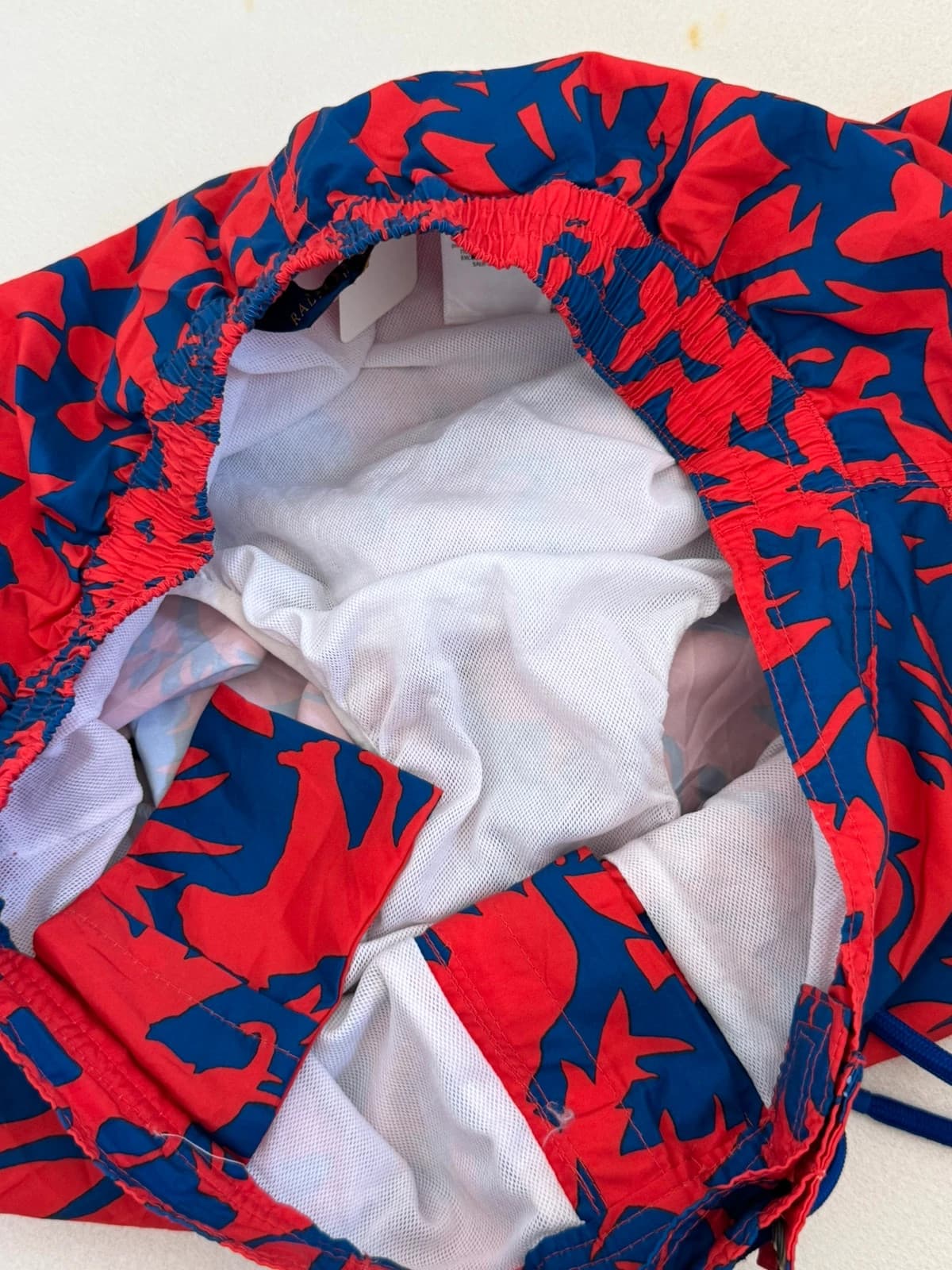 Short de bain Polo Ralph Lauren motifs jungle rouge bleu taille M - PP2603237 - Photo 5/11