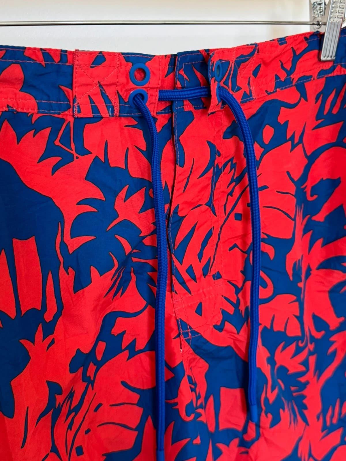 Short de bain Polo Ralph Lauren motifs jungle rouge bleu taille M - PP2603237 - Photo 8/11