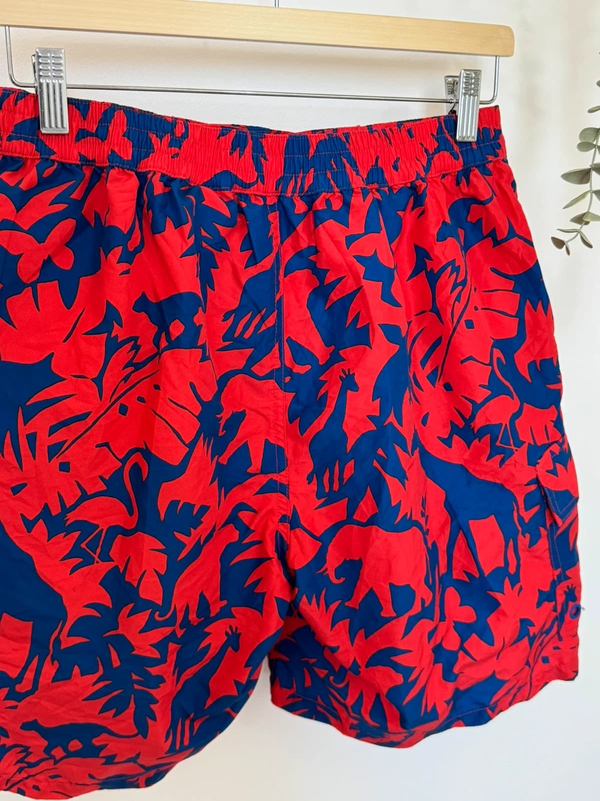 Short de bain Polo Ralph Lauren motifs jungle rouge bleu taille M - PP2603237 - Photo 9/11