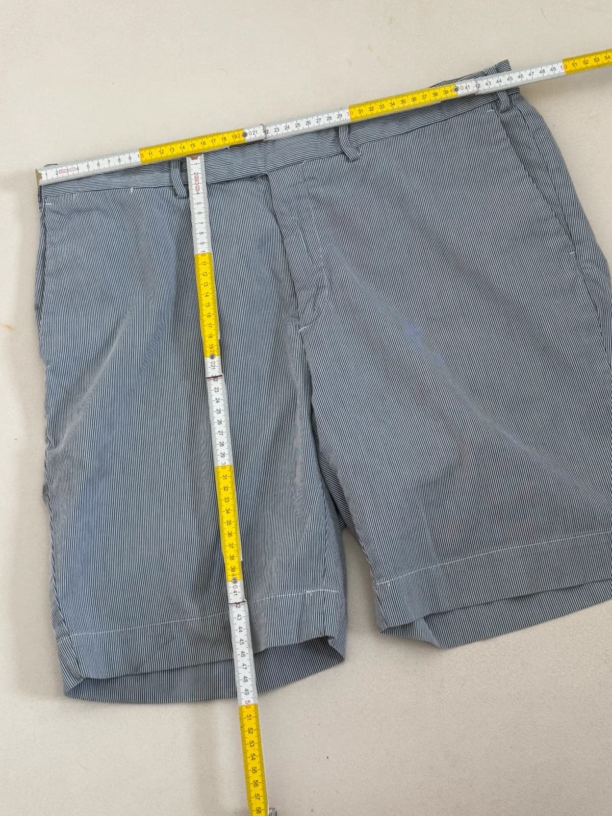 Short chino rayé Polo Ralph Lauren bleu ciel taille W36 - PP2603158 - Photo 8/8