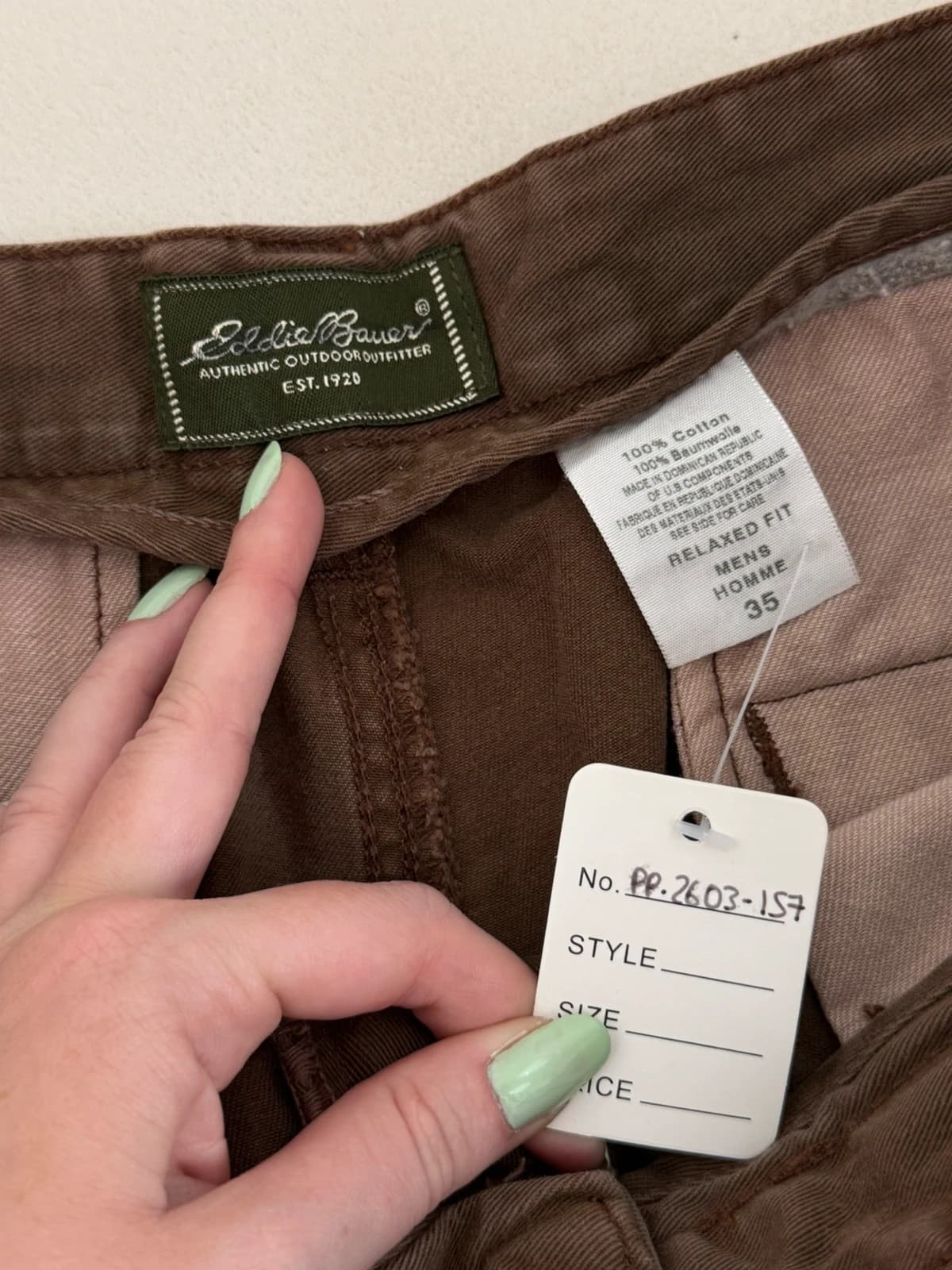Short chino Eddie Bauer marron taille W35 - PP2603157 - Photo 3/8