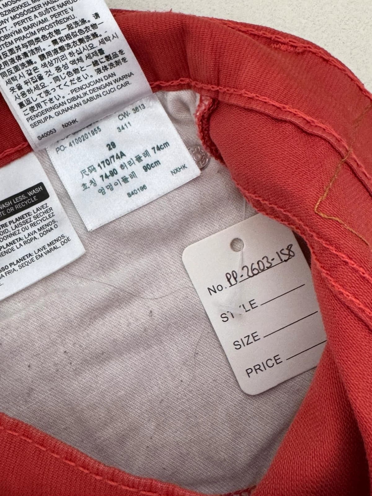 Short Levi's 511 rouge taille W29 - PP2603158 - Photo 3/10