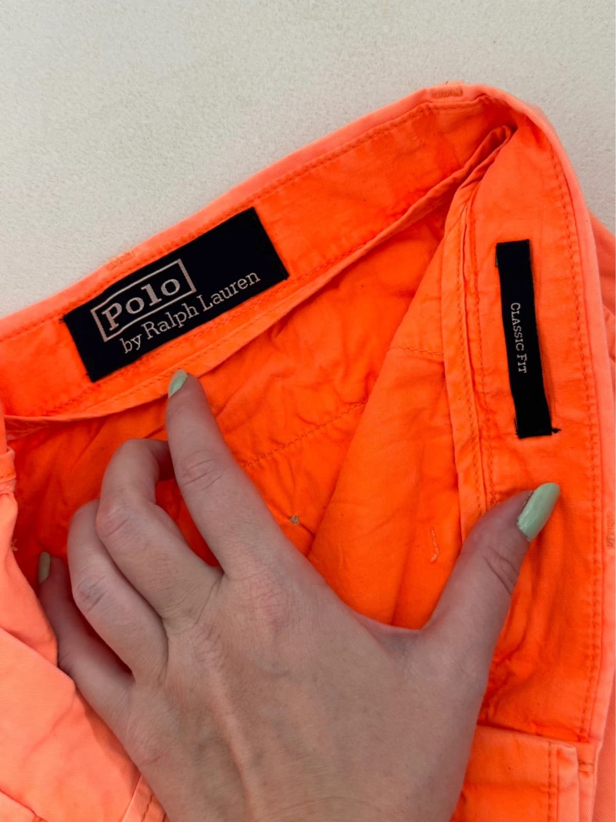 Short chino classic fit Polo Ralph Lauren orange fluo taille W36 - PP2603176 - Photo 4/9