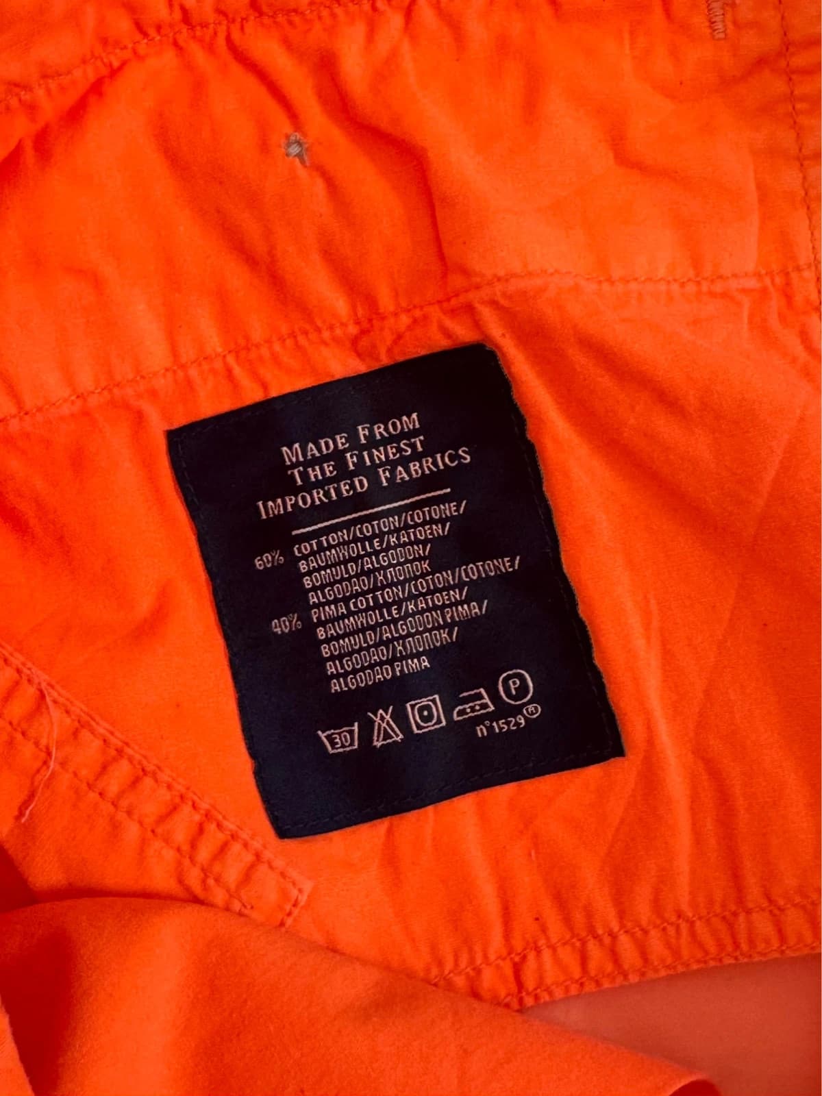 Short chino classic fit Polo Ralph Lauren orange fluo taille W36 - PP2603176 - Photo 7/9