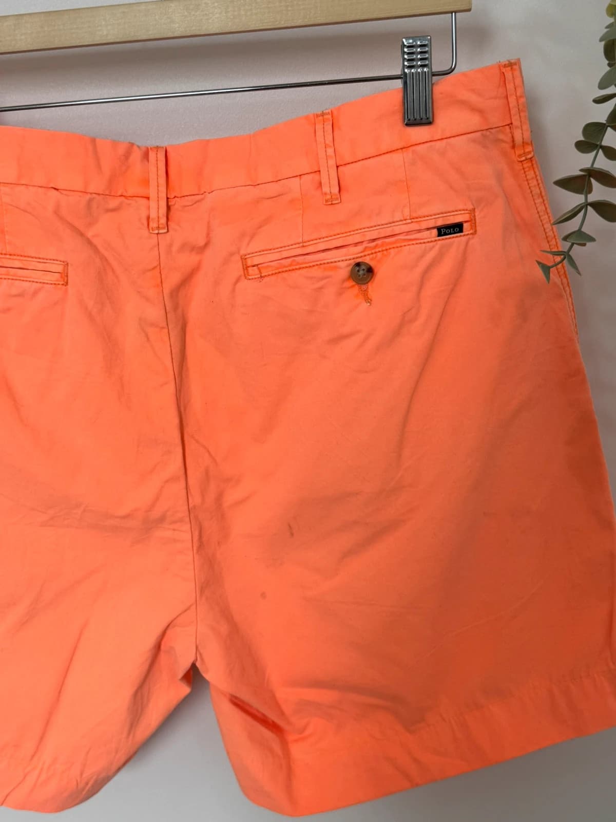 Short chino classic fit Polo Ralph Lauren orange fluo taille W36 - PP2603176 - Photo 8/9