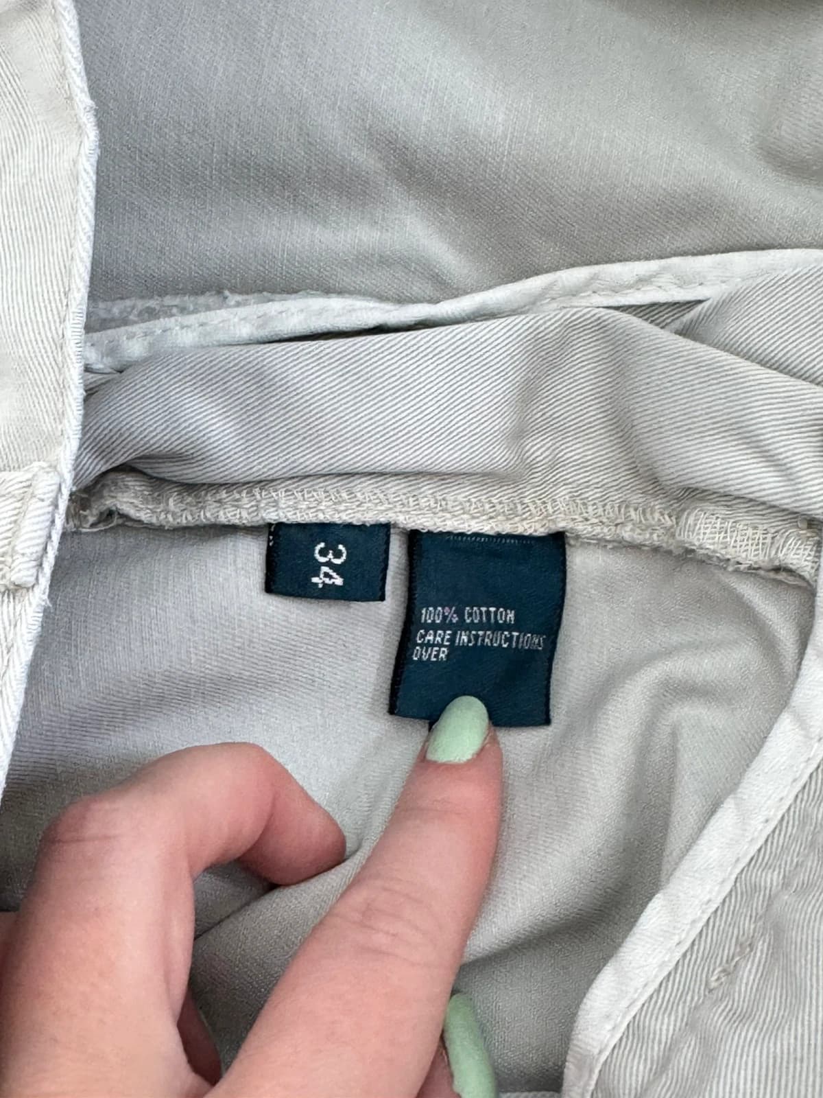 Short chino Prospect Polo Ralph Lauren gris clair taille W34/L - PP2603154 - Photo 7/9