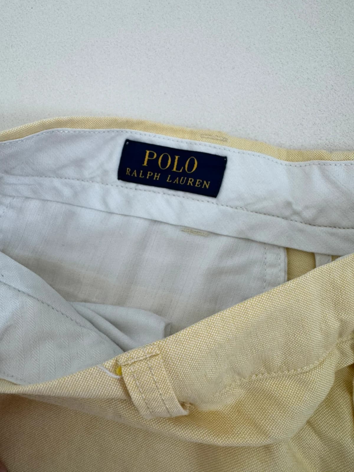 Short chino Polo Ralph Lauren jaune pâle taille W36 - PP2603152 - Photo 5/8
