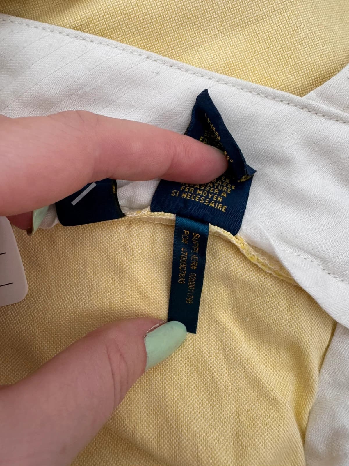 Short chino Polo Ralph Lauren jaune pâle taille W36 - PP2603152 - Photo 7/8