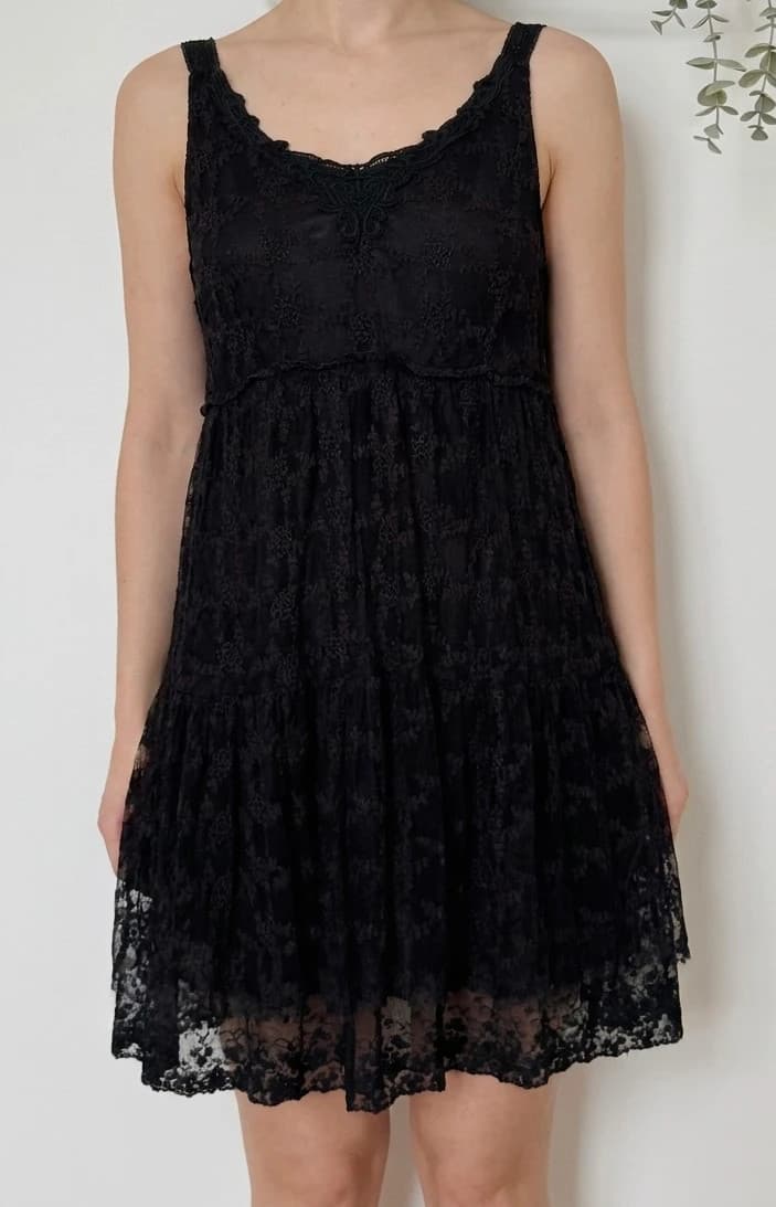 Robe sans manches Molly Bracken noire dentelle taille S - VP2603101 - Photo 1/11