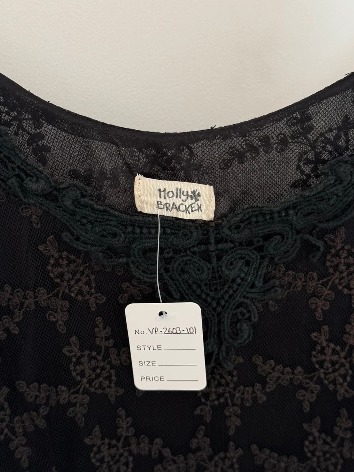 Robe sans manches Molly Bracken noire dentelle taille S - VP2603101 - Photo 6/11