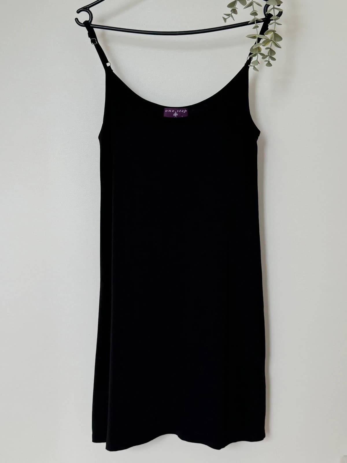 Robe à bretelles One Step noire en soie taille 36/S - VP2603100 - Photo 2/7