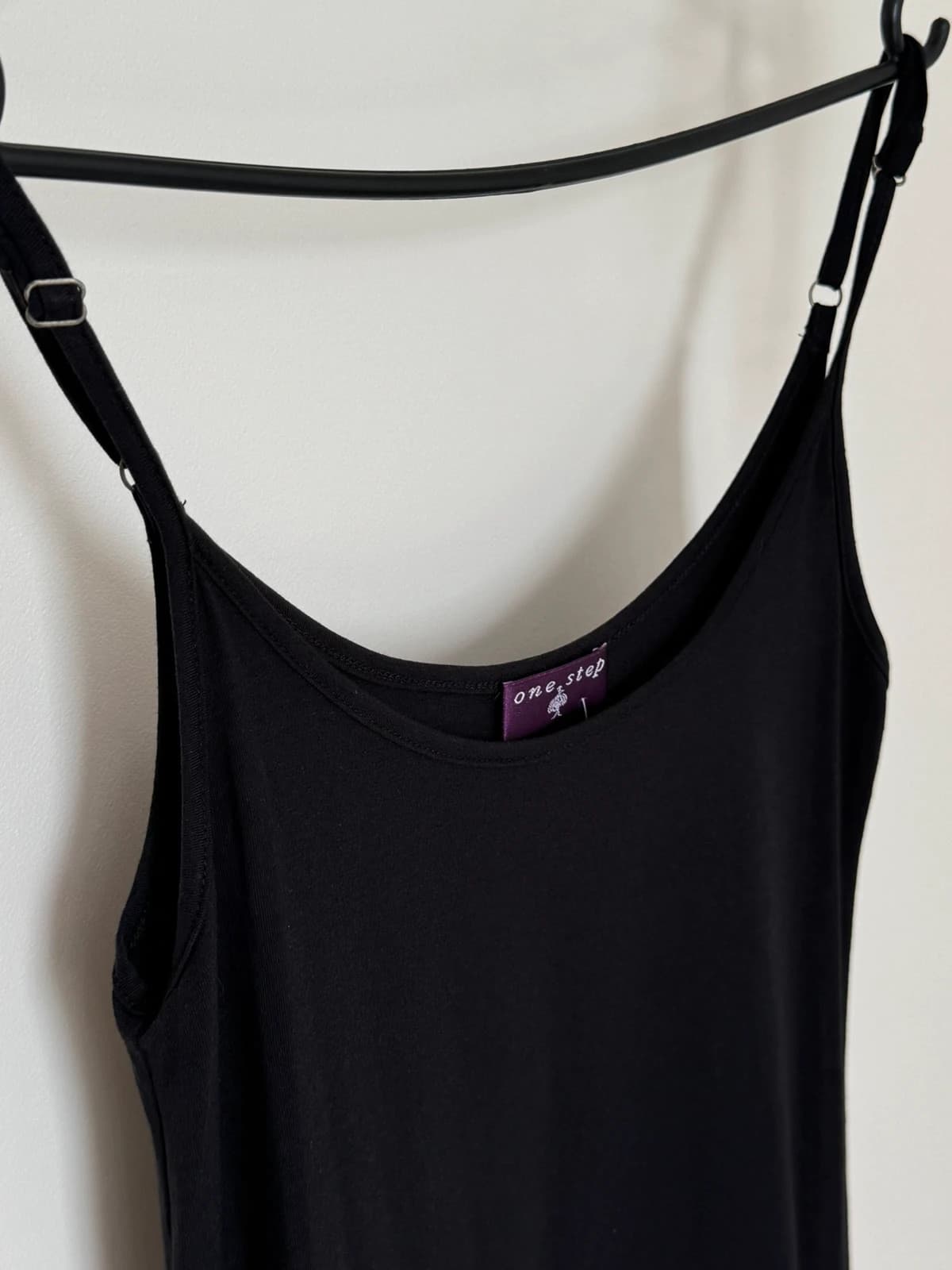 Robe à bretelles One Step noire en soie taille 36/S - VP2603100 - Photo 3/7