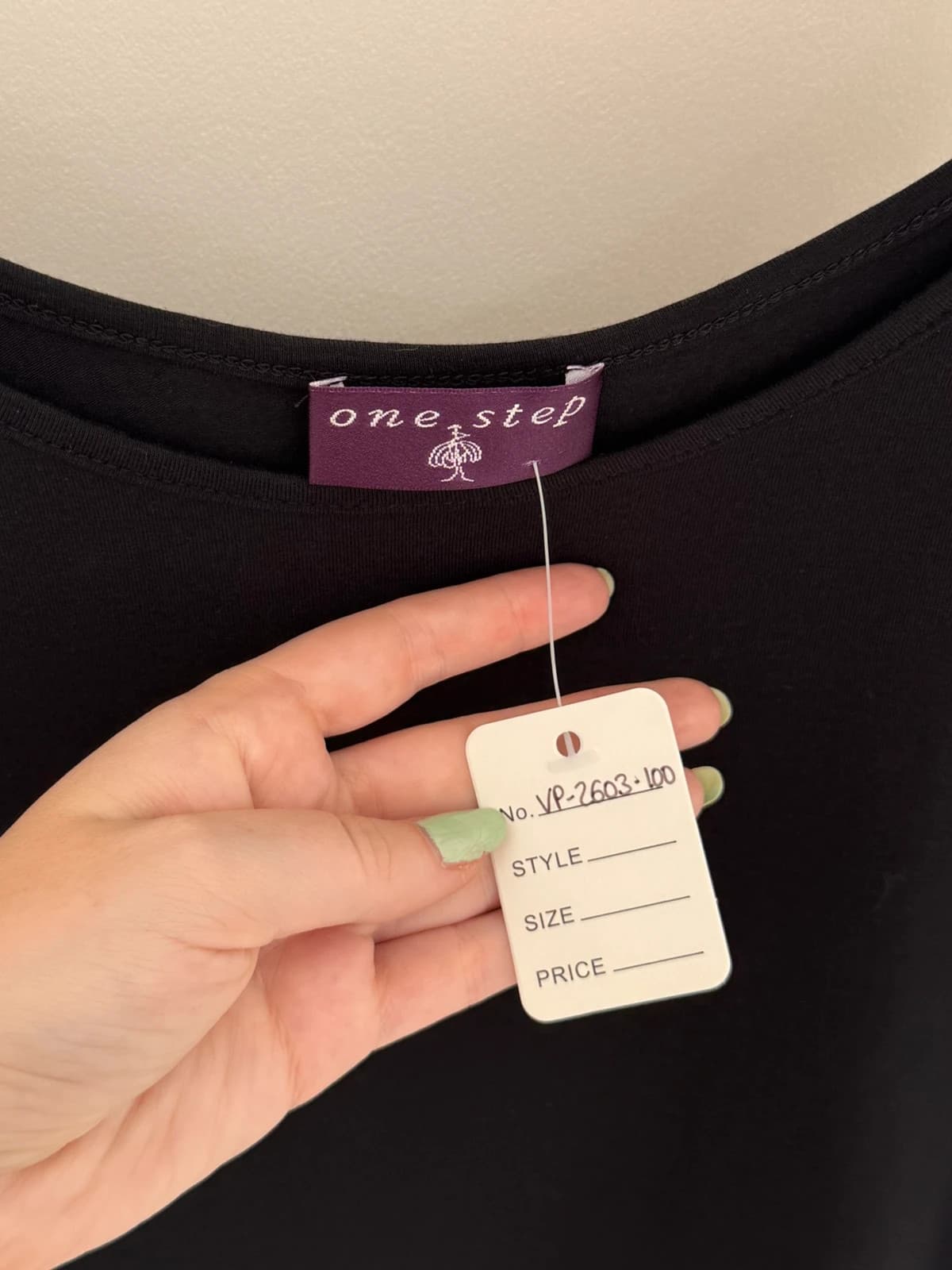 Robe à bretelles One Step noire en soie taille 36/S - VP2603100 - Photo 4/7