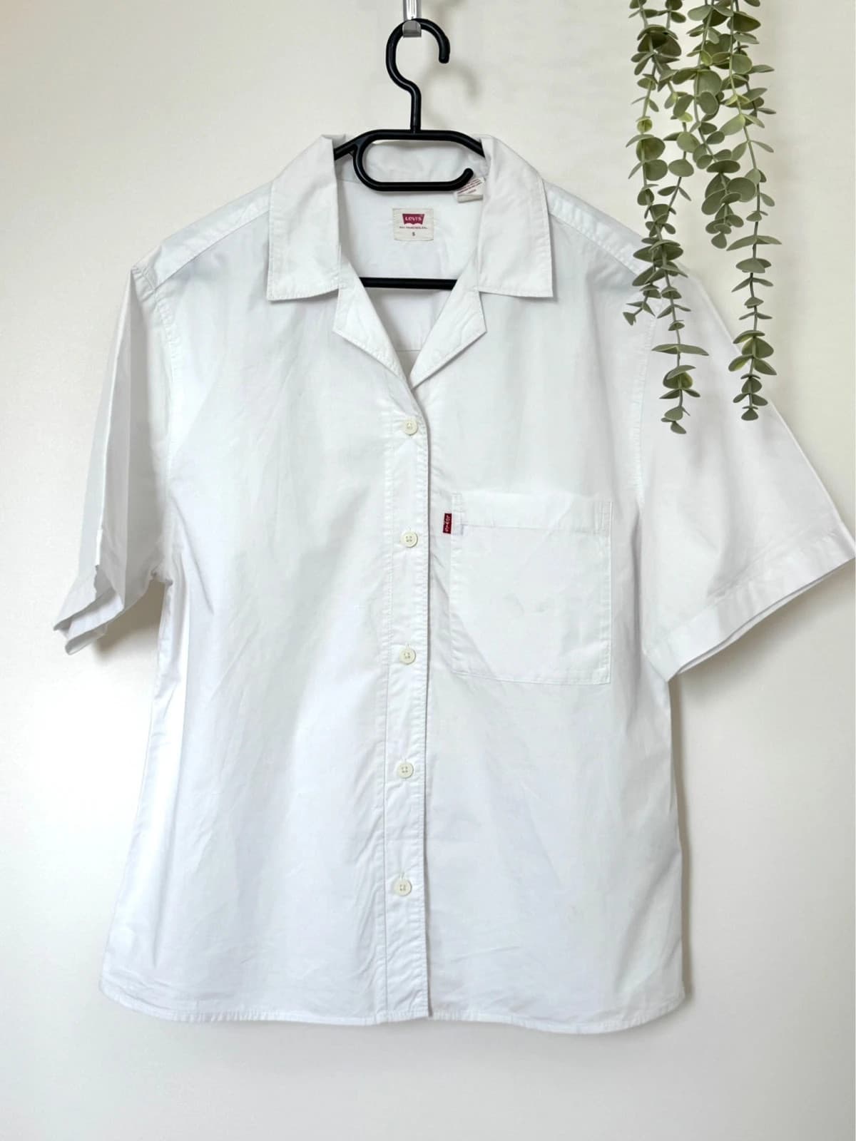 Chemise manches courtes Levi's blanche taille S - Photo 2/12
