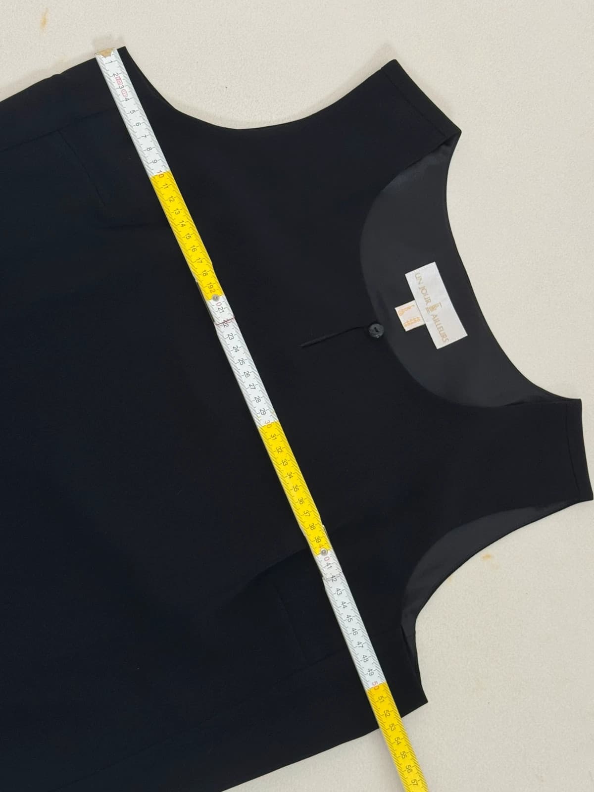 Top sans manches Un Jour Ailleurs noir taille 48/XL - Photo 7/8