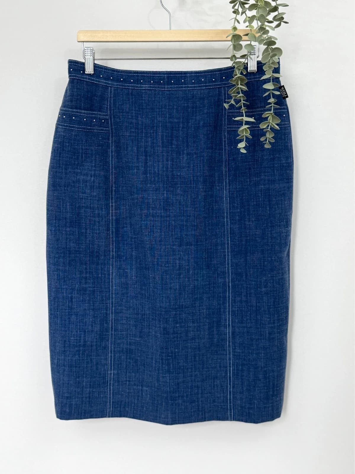 Jupe droite Weill Jeans bleu denim taille 44/XL - Photo 2/10