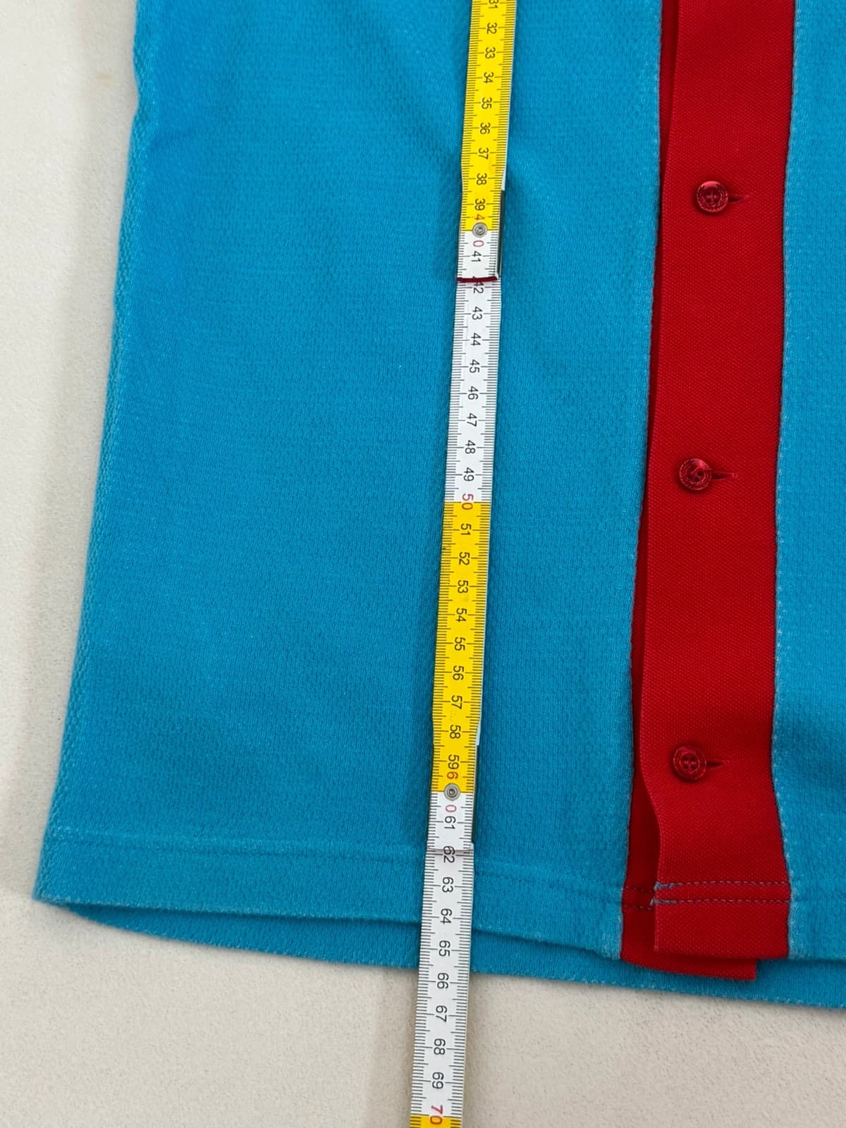Polo piqué Raf Simons x Fred Perry bleu rouge taille 38/S - Photo 10/10