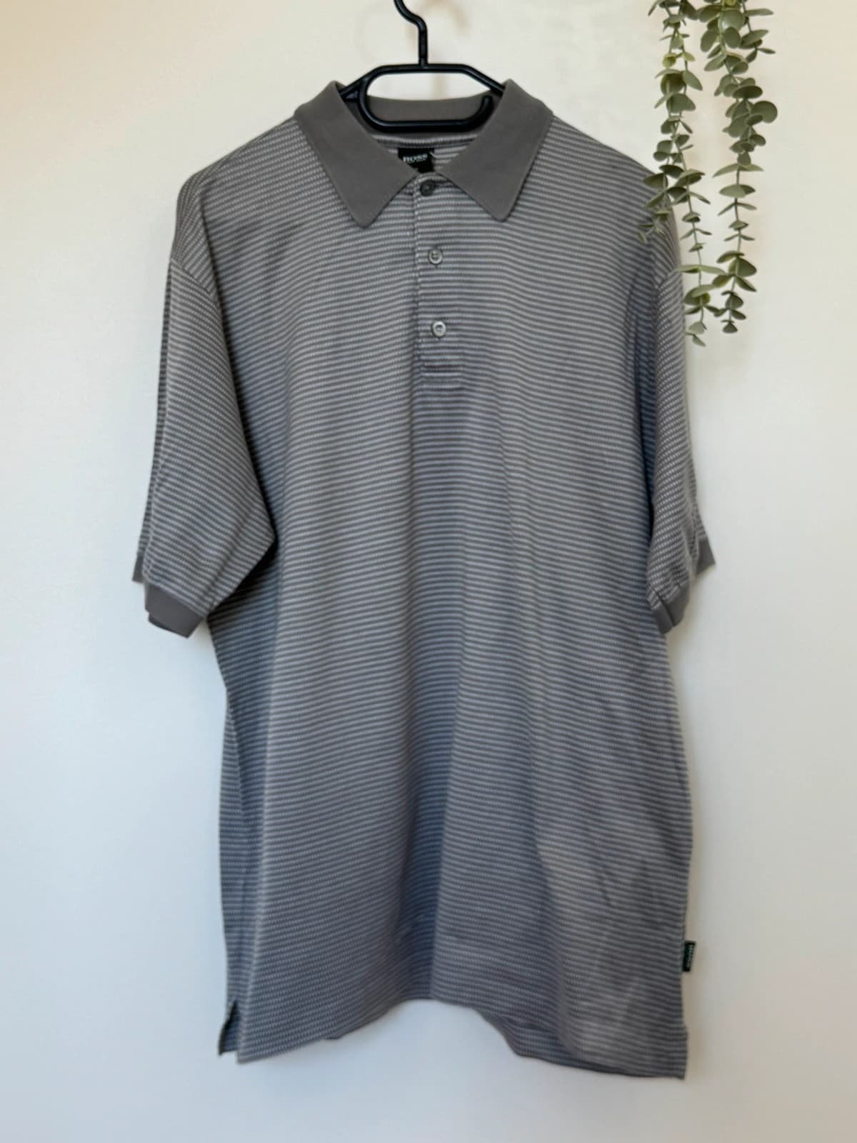 Polo golf Boss gris rayé taille L - FP260369 - Photo 2/7