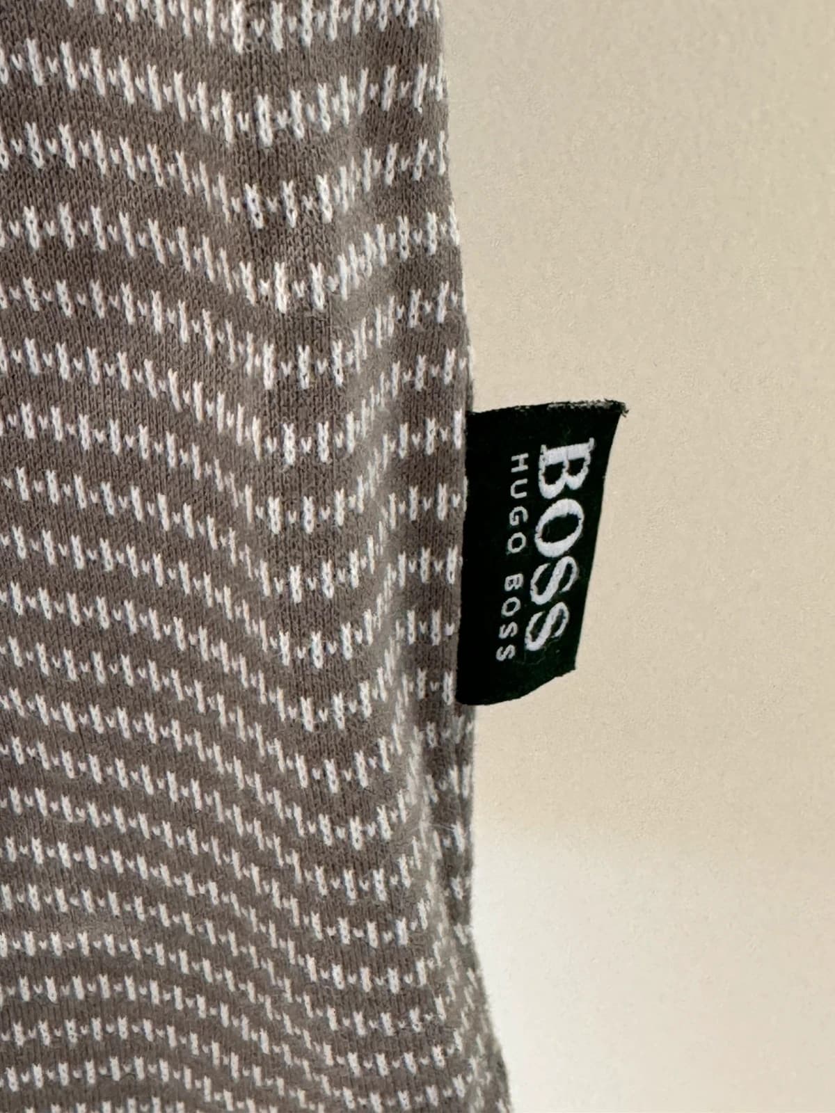 Polo golf Boss gris rayé taille L - FP260369 - Photo 3/7