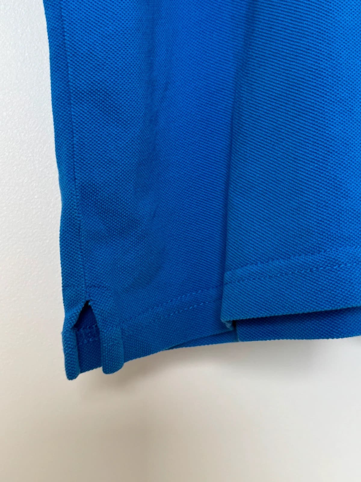 Polo piqué col Mao Massimo Dutti bleu col marron taille S - FP260356 - Photo 8/10