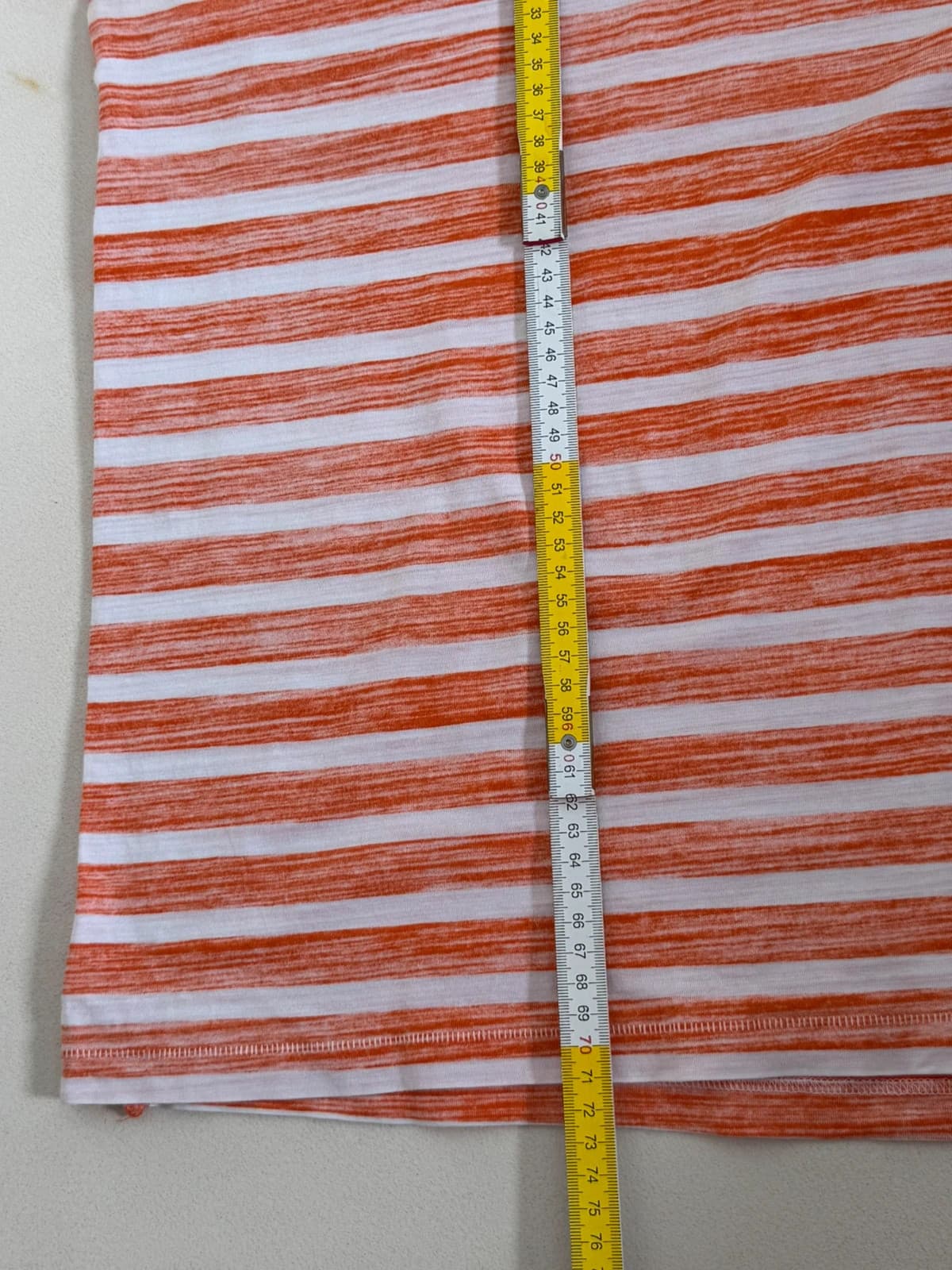 Polo regular fit Boss pima coton orange blanc rayé taille XXL - FP260361 - Photo 13/13