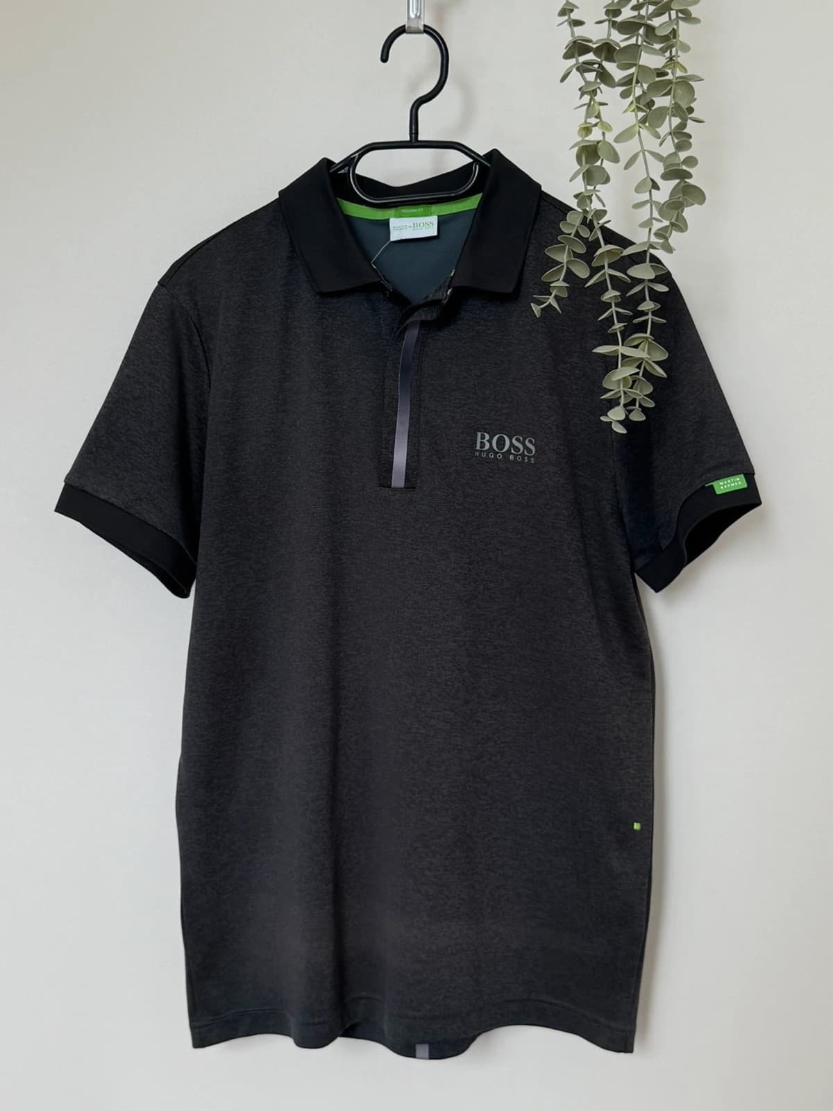 Polo golf Boss Martin Kaymer gris anthracite taille S - FP260334 - Photo 2/16