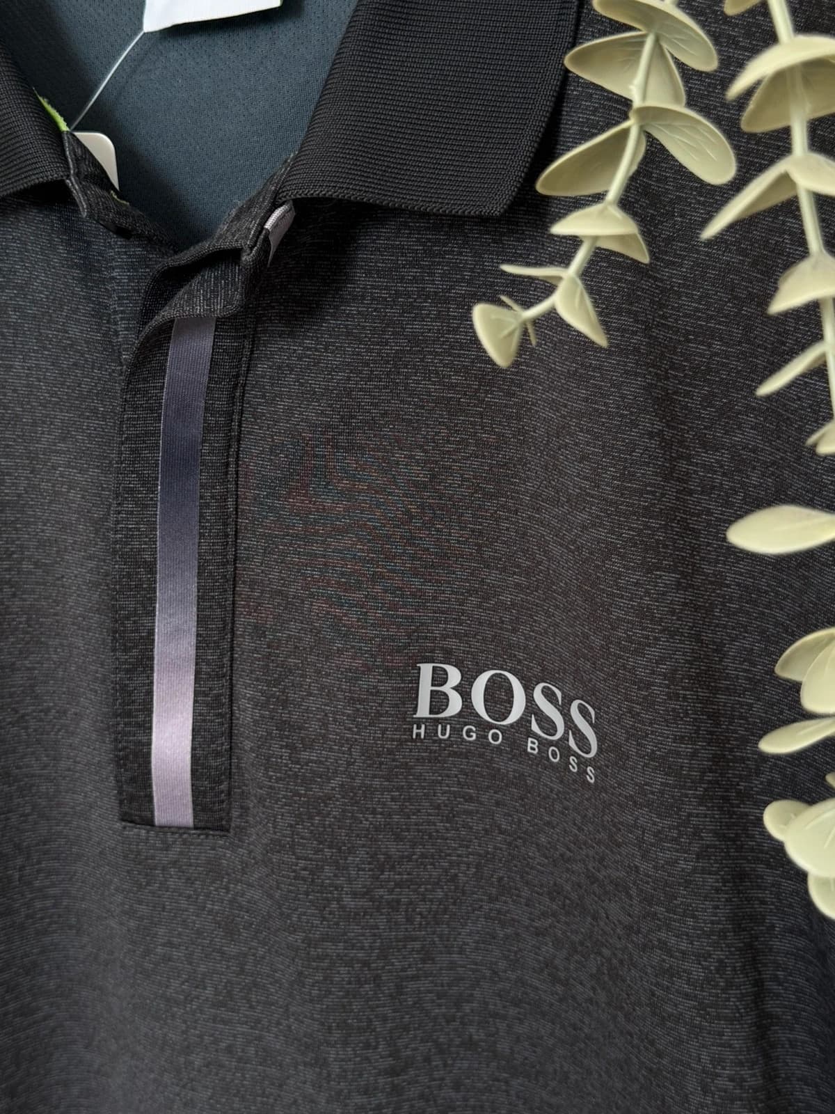 Polo golf Boss Martin Kaymer gris anthracite taille S - FP260334 - Photo 5/16