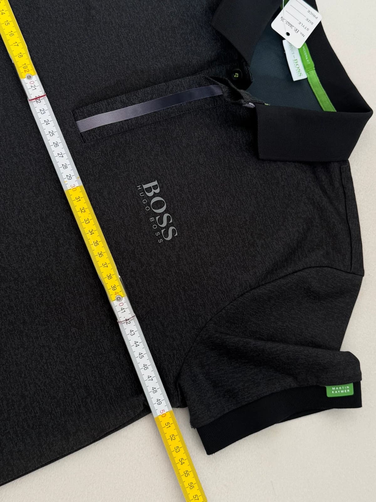 Polo golf Boss Martin Kaymer gris anthracite taille S - FP260334 - Photo 15/16
