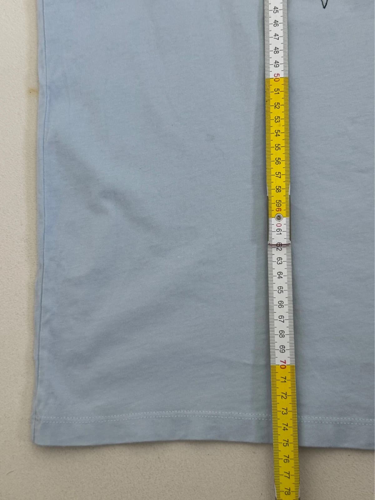 T-shirt Zadig Voltaire Ted Photoprint Paris Texas bleu ciel taille L - Photo 8/8