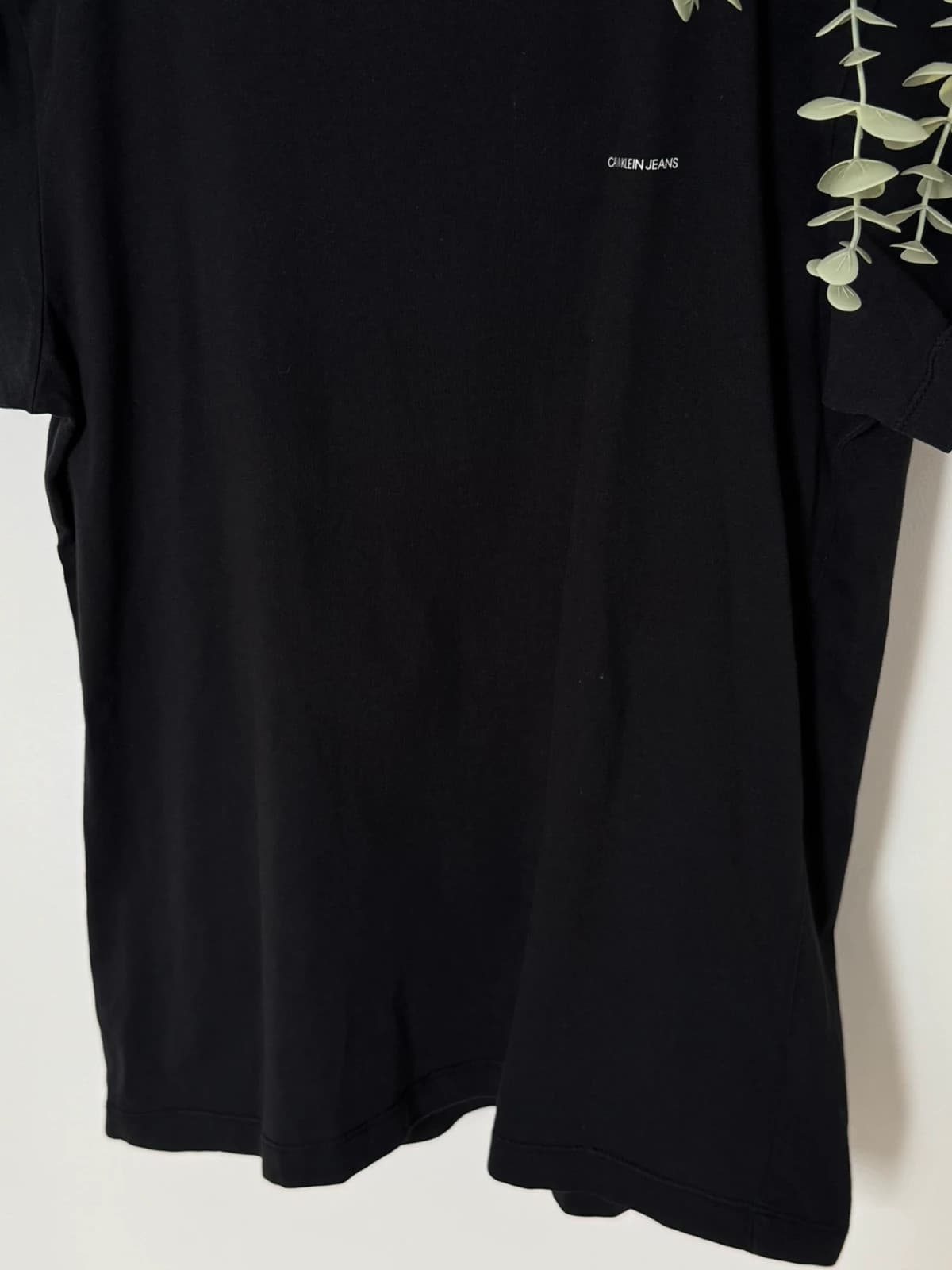 T-shirt slim fit Calvin Klein Jeans noir logo discret taille M - FP260359 - Photo 6/8