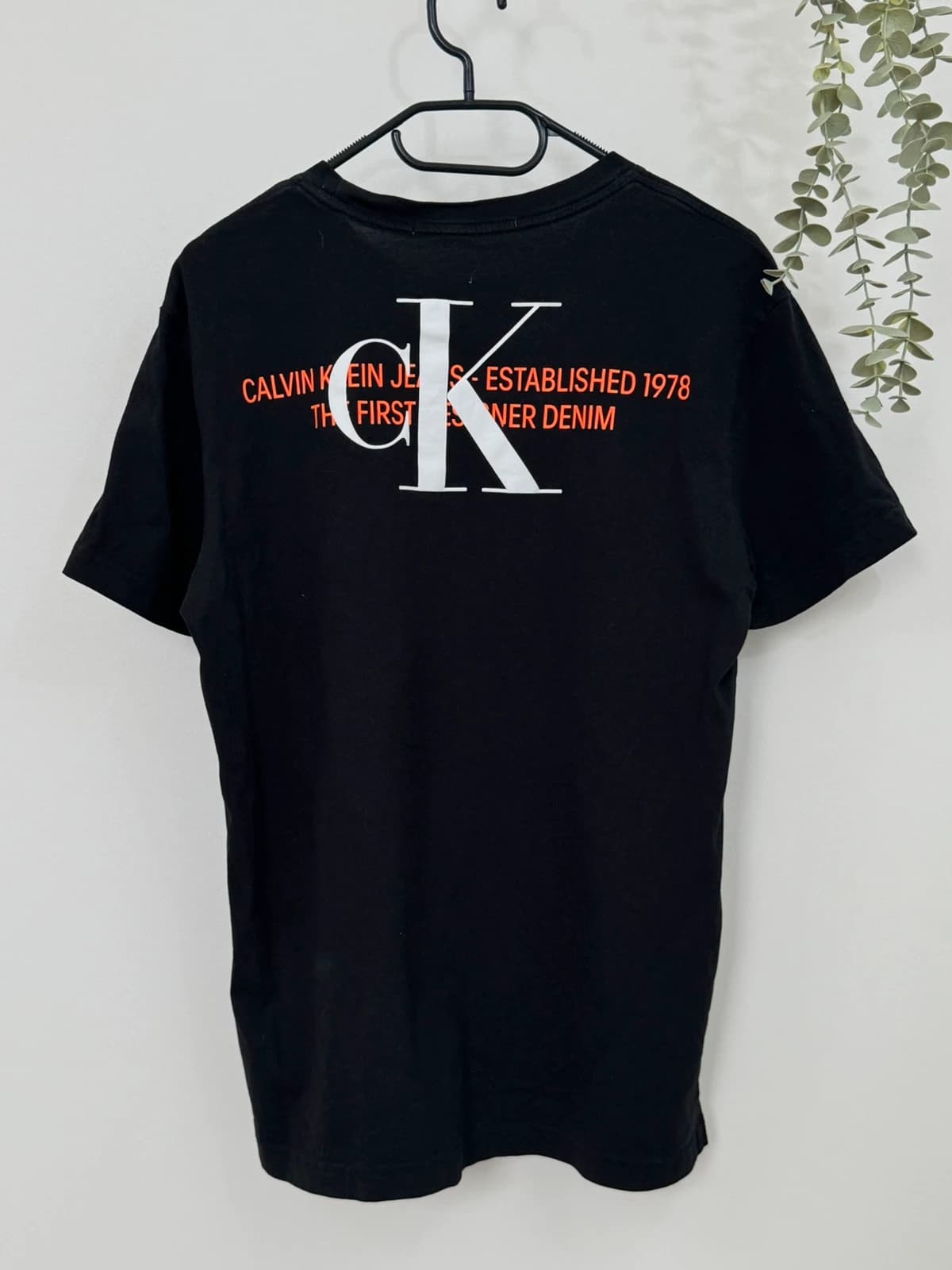 T-shirt Calvin Klein Jeans noir logo dos taille M - FP260329 - Photo 8/9