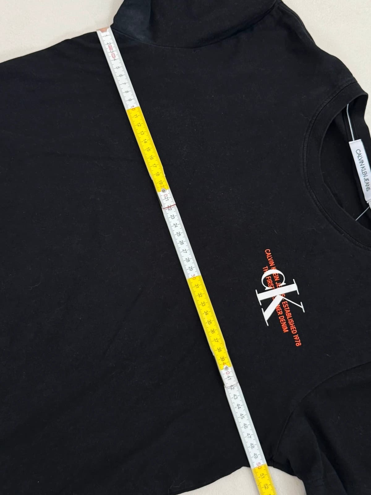 T-shirt Calvin Klein Jeans noir logo dos taille M - FP260329 - Photo 9/9