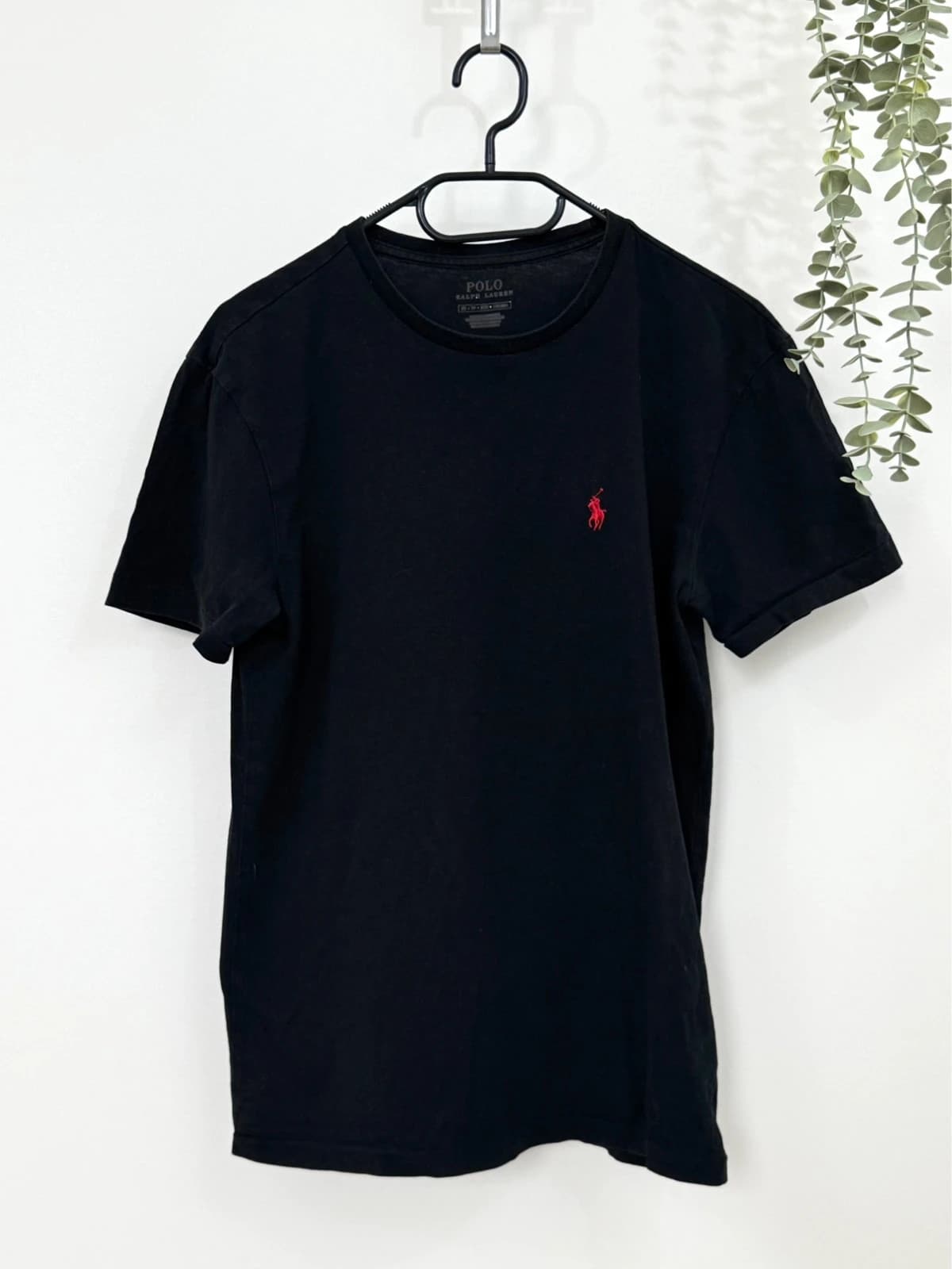 T-shirt Polo Ralph Lauren noir logo pony rouge taille XS - Photo 2/8