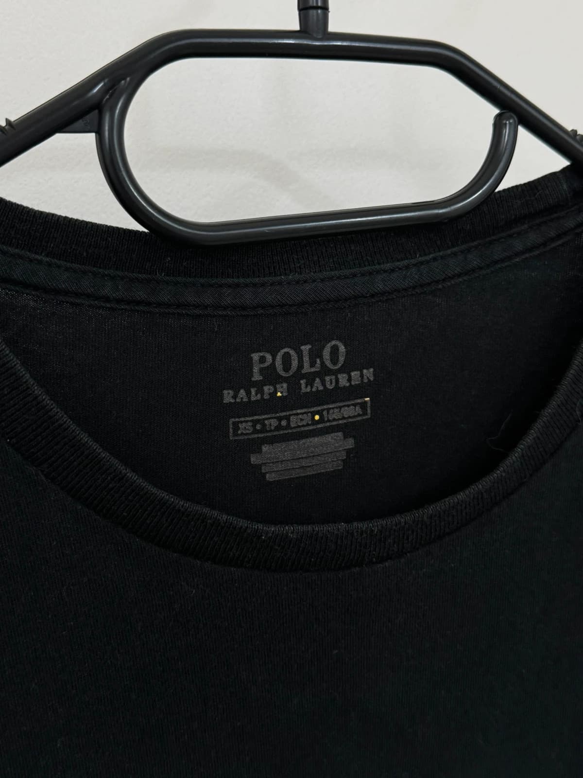 T-shirt Polo Ralph Lauren noir logo pony rouge taille XS - Photo 4/8