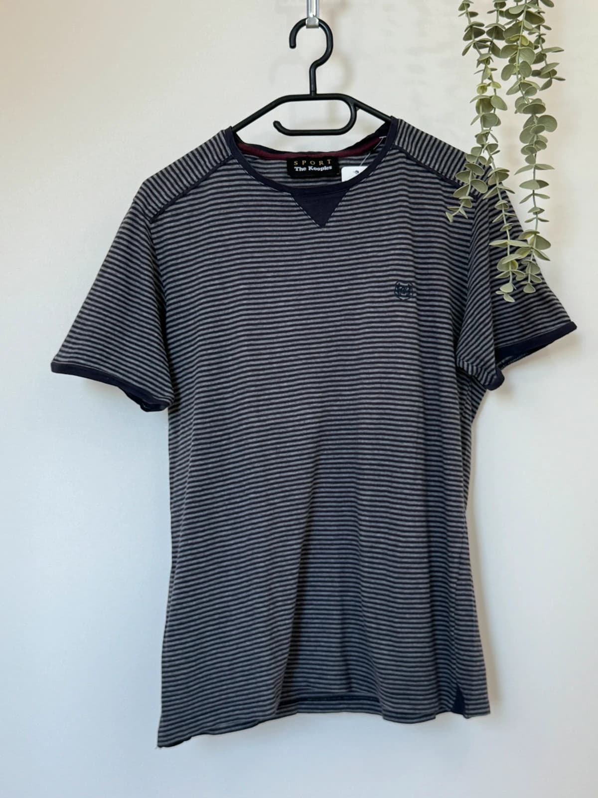T-shirt The Kooples Sport gris rayé taille M - FP260339 - Photo 2/8