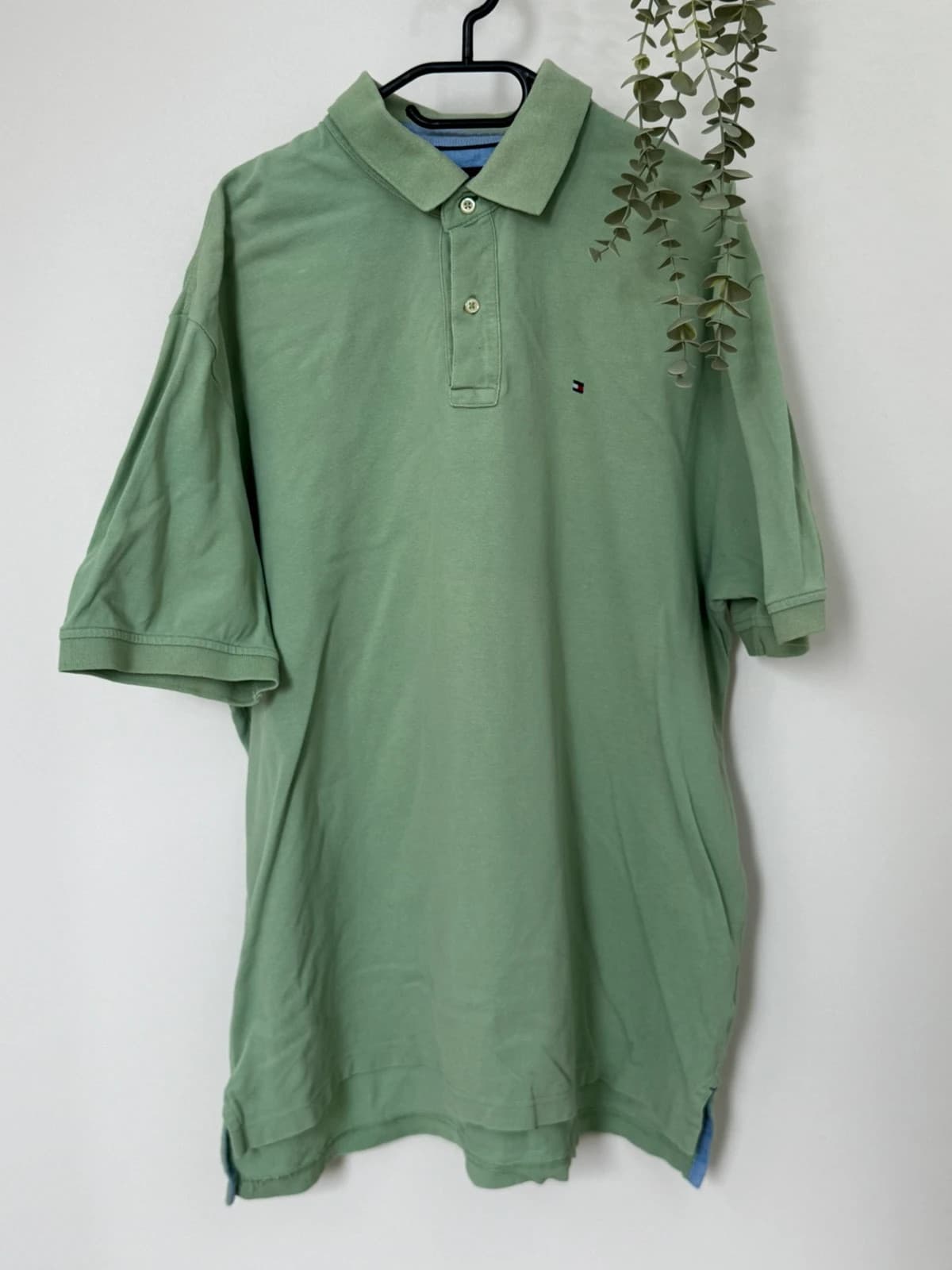 Polo piqué Tommy Hilfiger vert sauge taille XL - PP2603249 - Photo 2/9