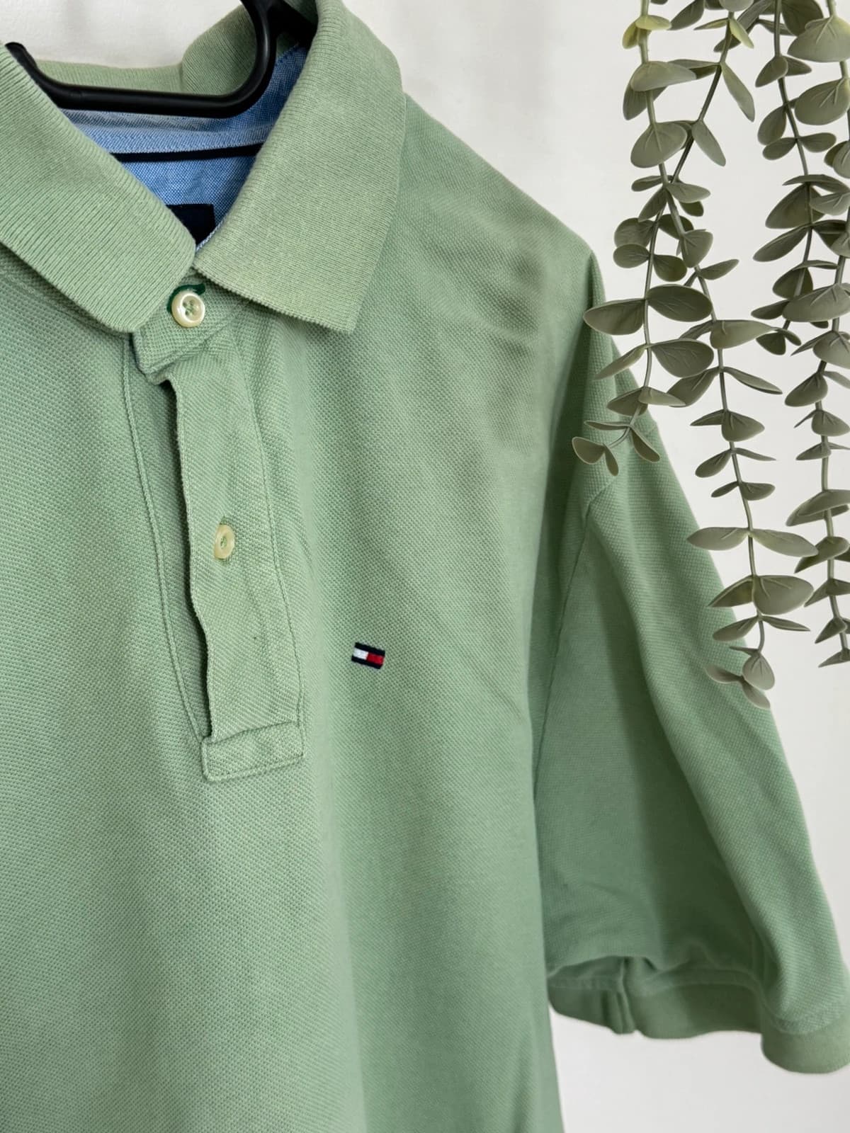 Polo piqué Tommy Hilfiger vert sauge taille XL - PP2603249 - Photo 3/9