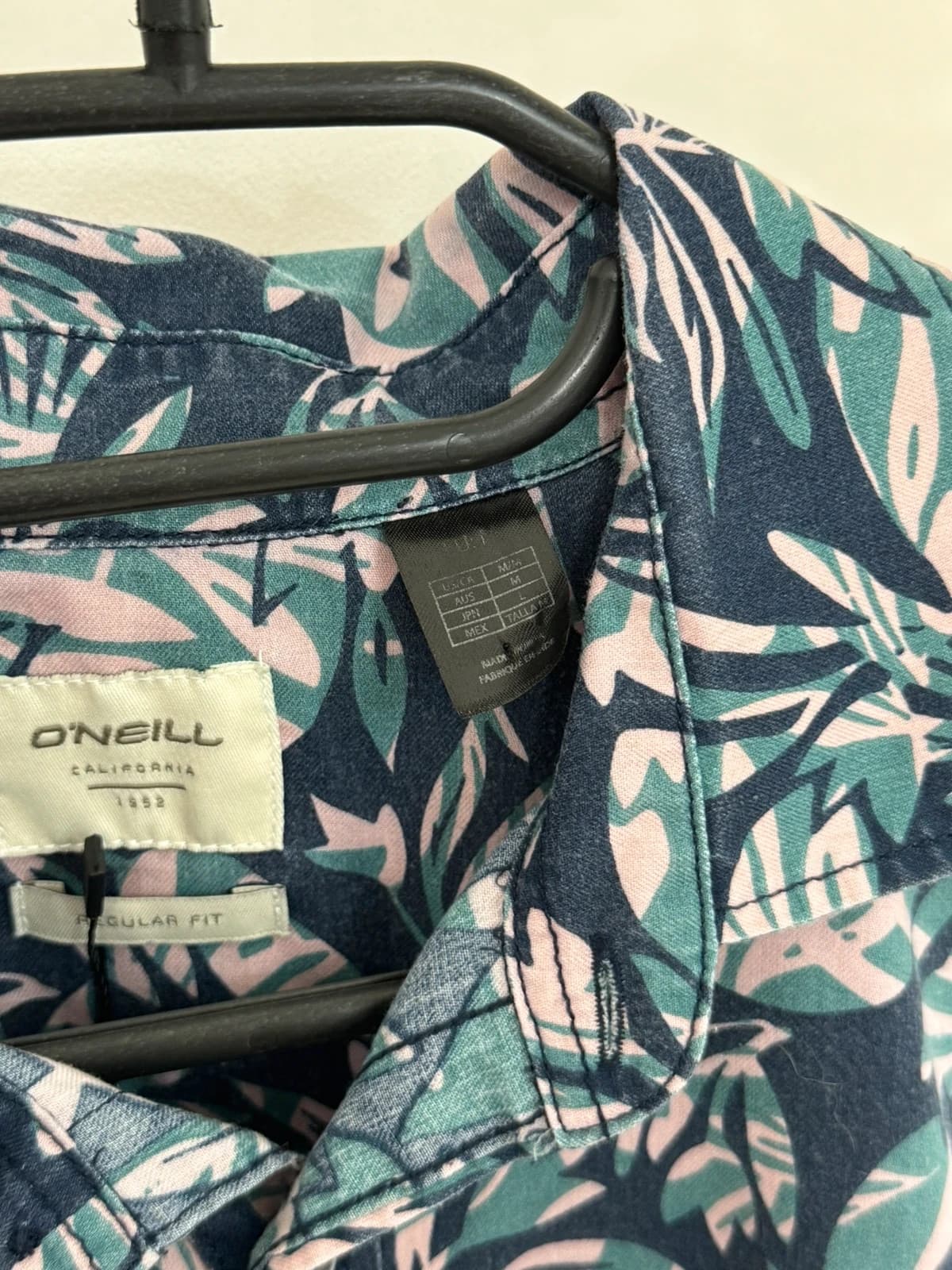 Chemise manches courtes regular fit O'Neill tropical bleu rose taille M - DN260442 - Photo 8/9