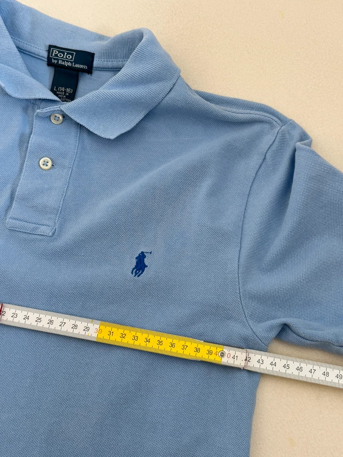 Polo piqué Polo Ralph Lauren bleu ciel taille 14-16/XS - PP2603287 - Photo 6/7