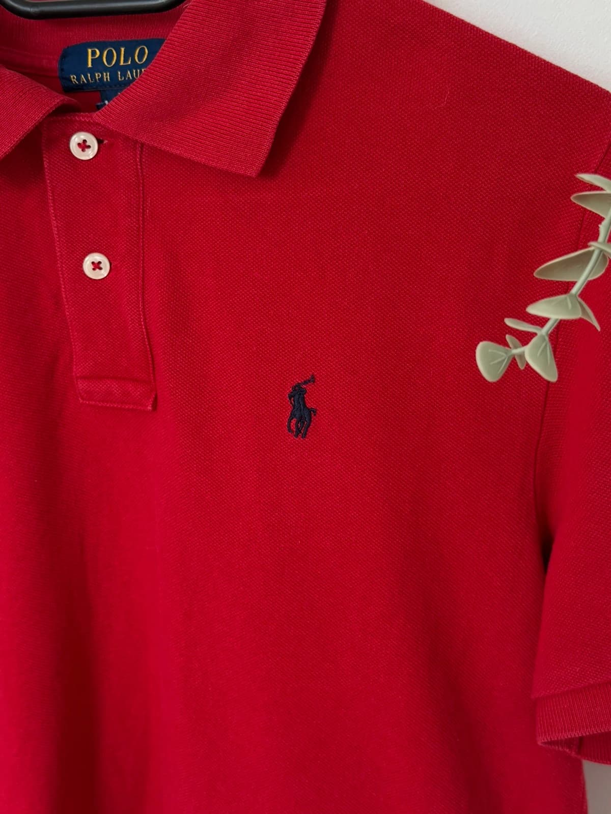 Polo piqué Polo Ralph Lauren rouge taille 14-16/XS - PP2603327 - Photo 3/9
