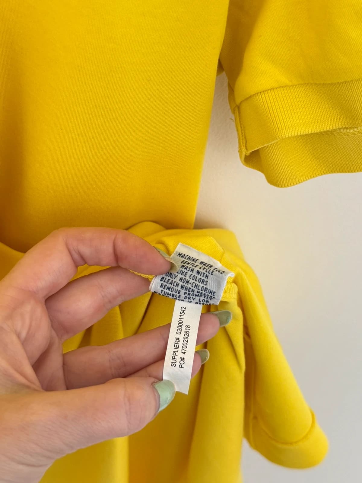 Polo Pima Soft Touch logo premium Polo Ralph Lauren jaune taille M - PP2603375 - Photo 7/10