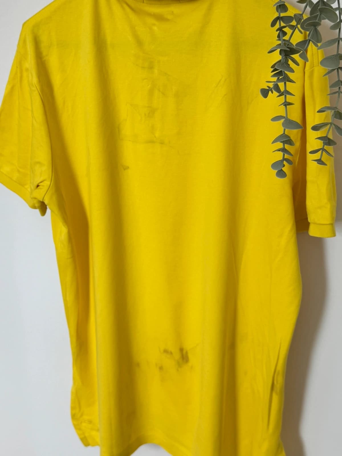 Polo Pima Soft Touch logo premium Polo Ralph Lauren jaune taille M - PP2603375 - Photo 8/10