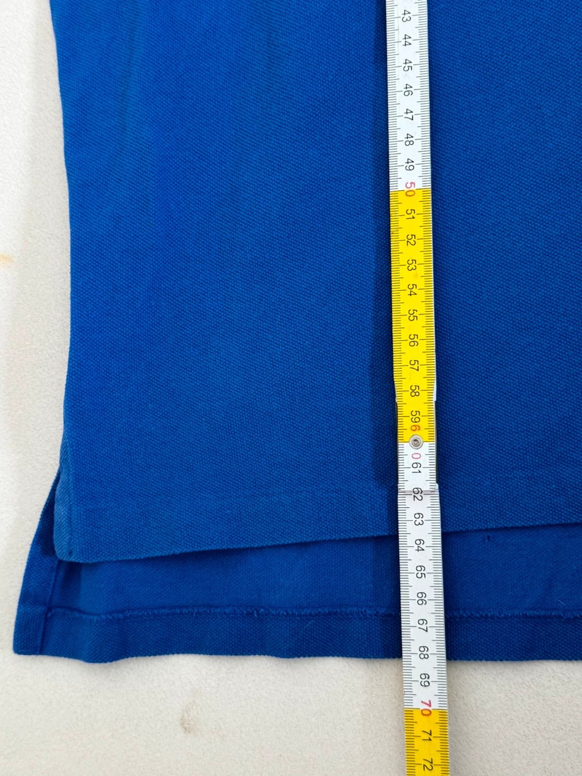 Polo piqué custom fit Polo Ralph Lauren bleu roi taille L - PP2603312 - Photo 9/9