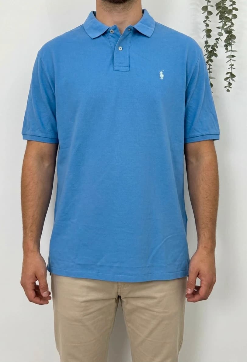 Polo piqué classic fit Polo Ralph Lauren bleu ciel taille XXL - PP2603311 - Photo 1/9