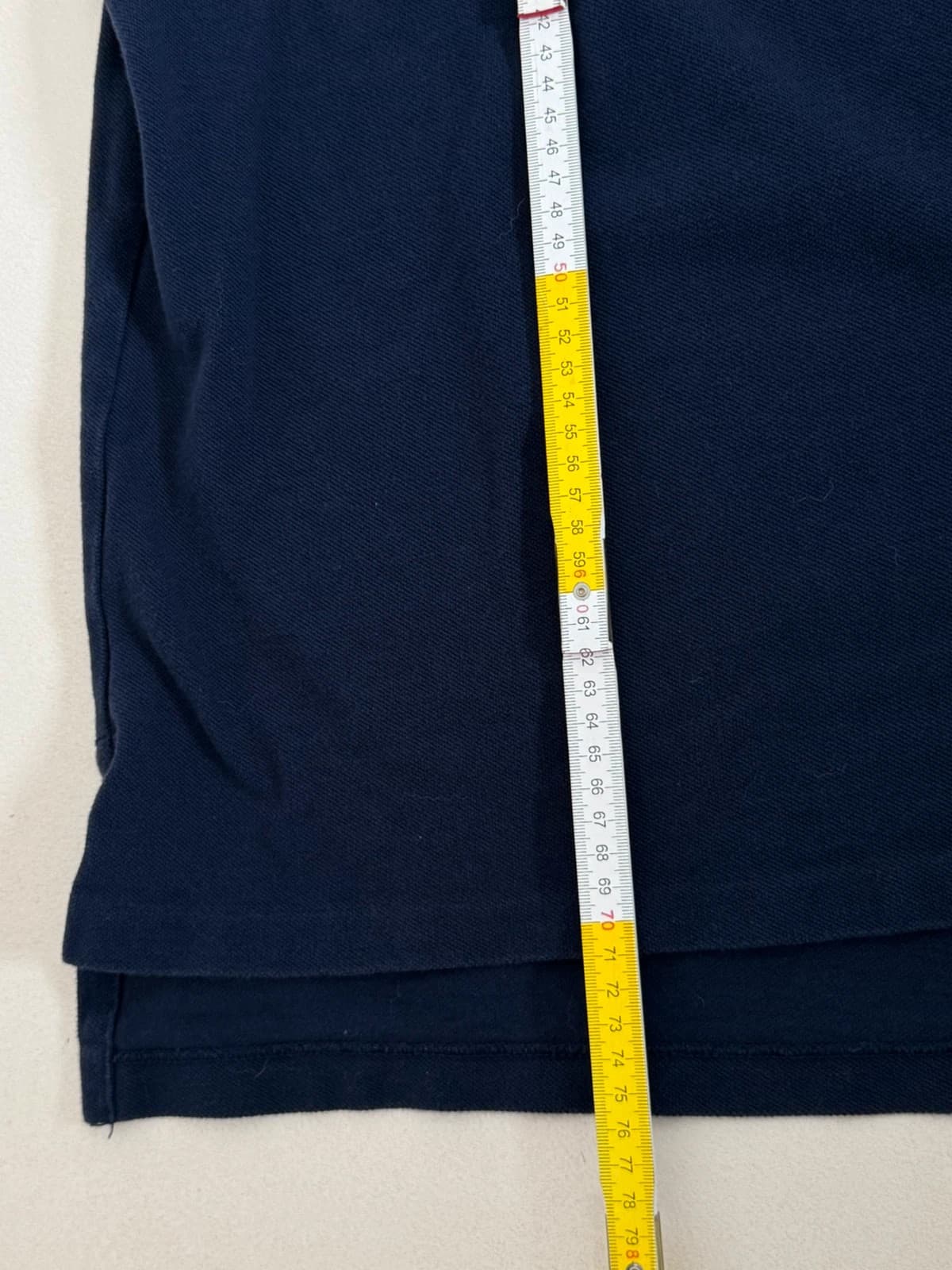 Polo piqué Big Pony jaune Polo Ralph Lauren bleu marine taille XL - PP2603401 - Photo 8/8