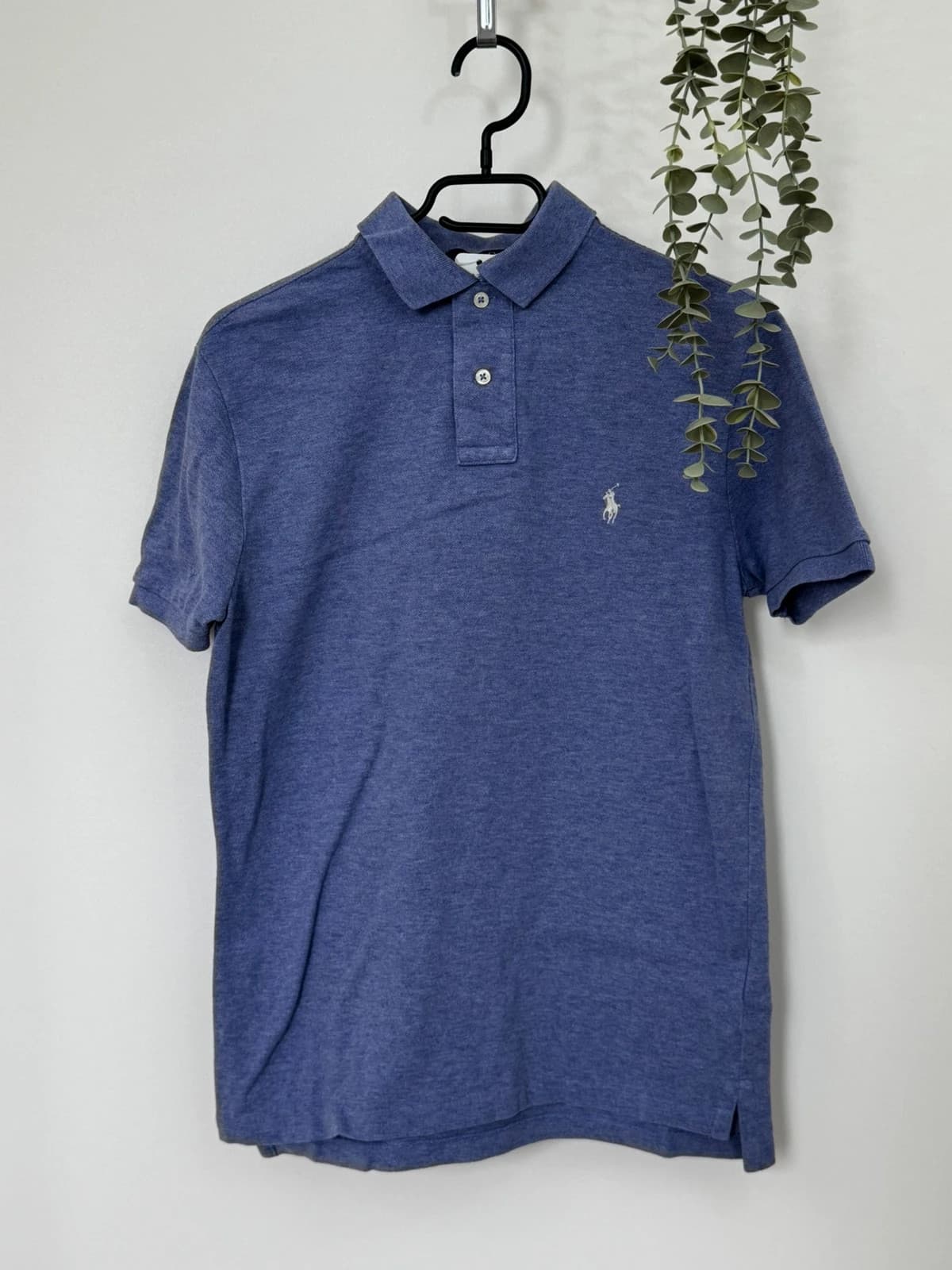 Polo piqué custom slim fit Polo Ralph Lauren violet taille S - PP2603310 - Photo 2/8