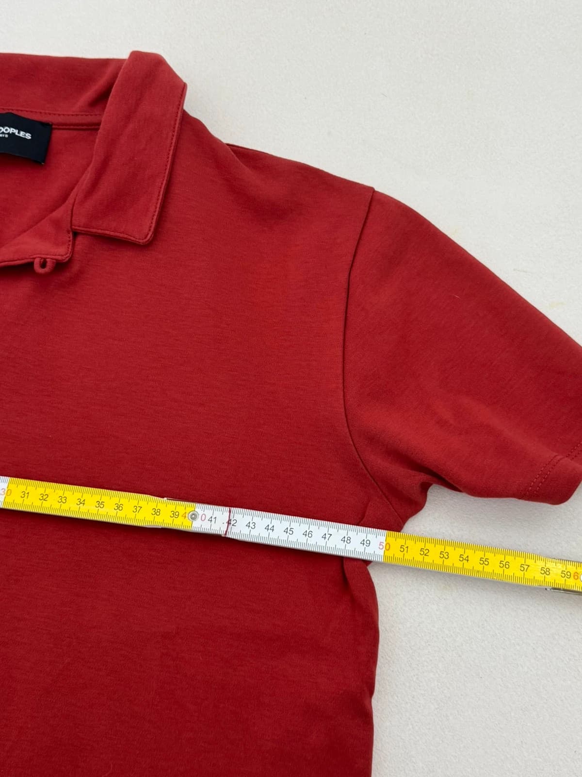 Polo jersey The Kooples rouge brique taille S - Photo 6/6